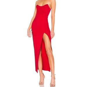 Superdown maxi red dress